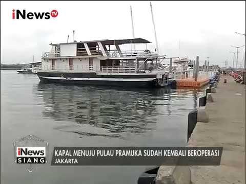 Pasca kapal terbakar, kapal tujuan Kepulauan Pramuka sudah kembali beroperasi - iNews Siang 05/01