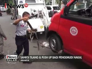 Pengemudi melarikan diri ketika Dishub gelar razia kendaraan - iNews Malam 04/01