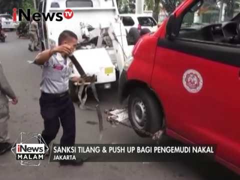 Pengemudi melarikan diri ketika Dishub gelar razia kendaraan - iNews Malam 04/01