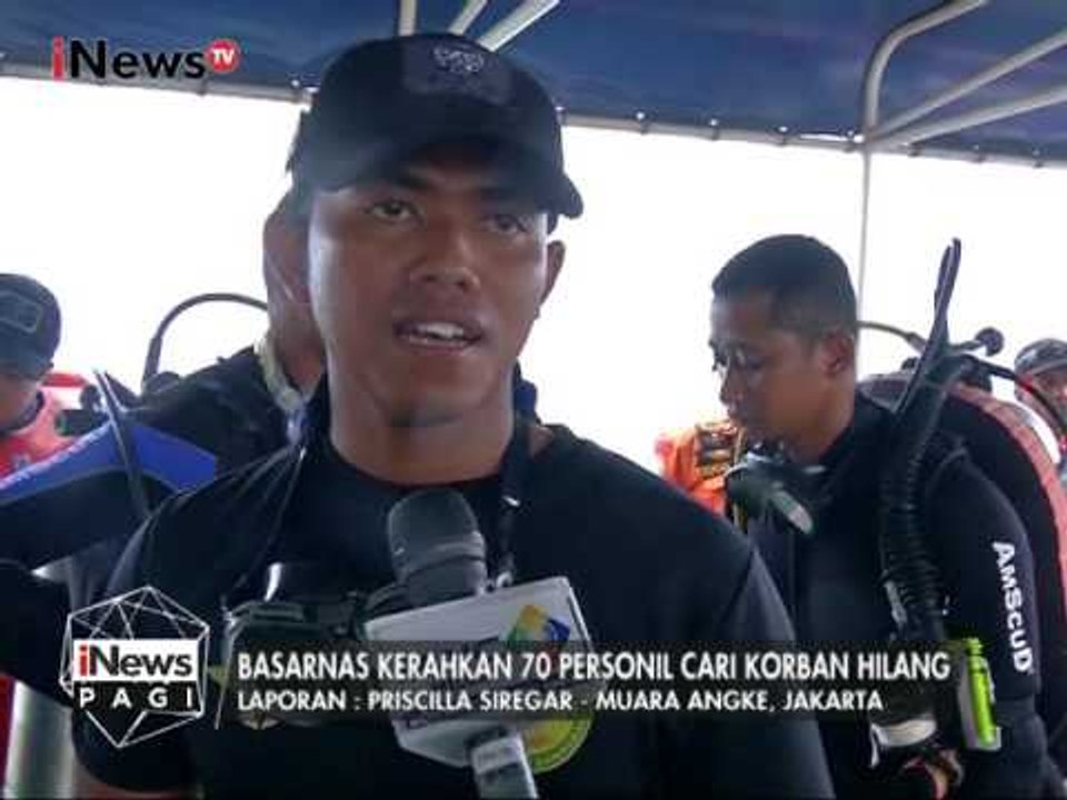 Pencarian korban diperdalam hingga 15 Meter - iNews Pagi 04/01