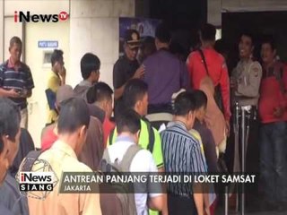 Jelang kenaikan harga STNK & BPKB, antrean panjang terjadi di Samsat Jakbar - iNews Siang 05/01
