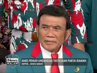 Anies Baswedan bertemu Rhoma Irama dan Kader Partai Idaman - iNews Malam 08/01