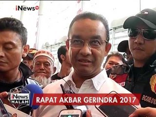 Partai Gerindra menggelar Rapat Akbar Gerindra di Ji Expo Kemayoran - iNews Malam 08/01