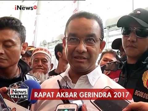 Partai Gerindra menggelar Rapat Akbar Gerindra di Ji Expo Kemayoran - iNews Malam 08/01