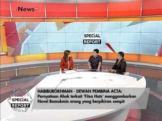 Pernyataan Ahok sendiri semakin dapat memojokan Ahok - Special Report 10/01