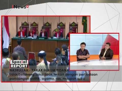 Dalam mendengarkan keterangan saksi, perlu mengetahui latar belakang saksi - Special Report 10/01