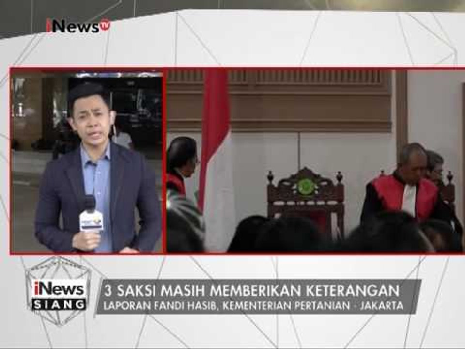 Live Report : 3 saksi masih memberikan keterangan pada Sidang Ahok - iNews Siang 10/01