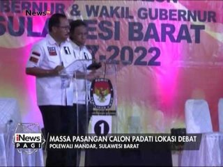 Debat Cagub & Cawagub di Polewali Mandar berlangsung panas - iNews Pagi 12/01