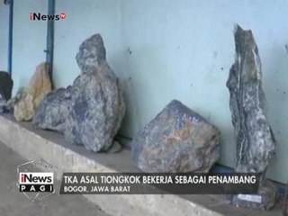 Penambang Ilegal di Bogor asal Tiongkok ditangkap - iNews Pagi 12/01