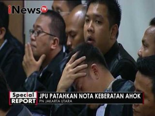 JPU patahkan nota keberatan Ahok - Special Report 20/12