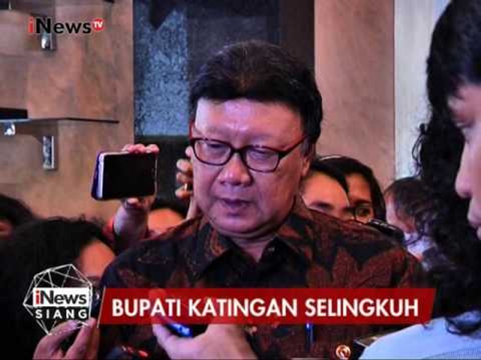 Tjahjo Kumolo : Bupati Katingan tidak perlu dicabut jabatannya - iNews Siang 13/01