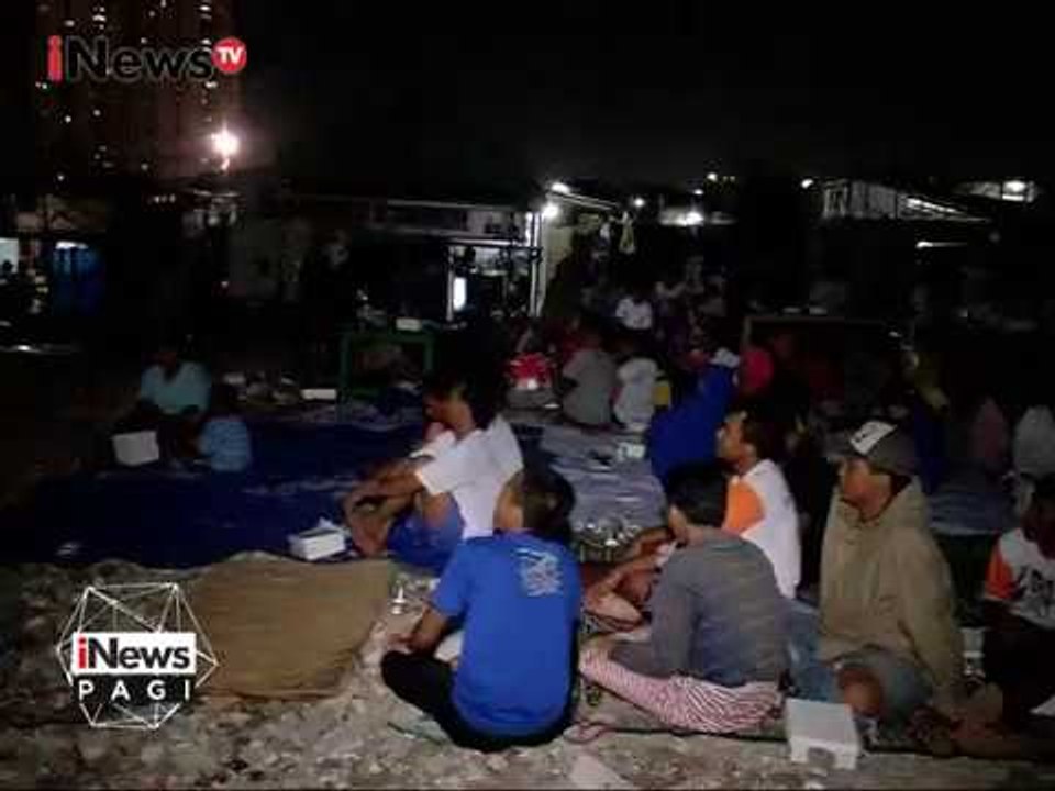 Pendukung Paslon nomer 3 gelar nobar debat Cagub & Cawagub di Kampung Akuarium - iNews Pagi 14/01