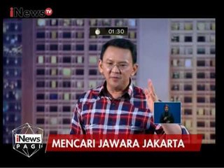Ahok : Pelatihan Guru untuk tingkatkan mutu pendidikan - iNews Pagi 14/01