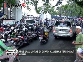 Aksi damai 161, arus lalu lintas di depan Al Azhar tersendat - iNews Siang 16/01