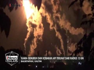 Скачать видео: Terdengar suara gemuruh & kobaran api di kilang minyak Pertamina, warga panik - iNews Malam 15/01