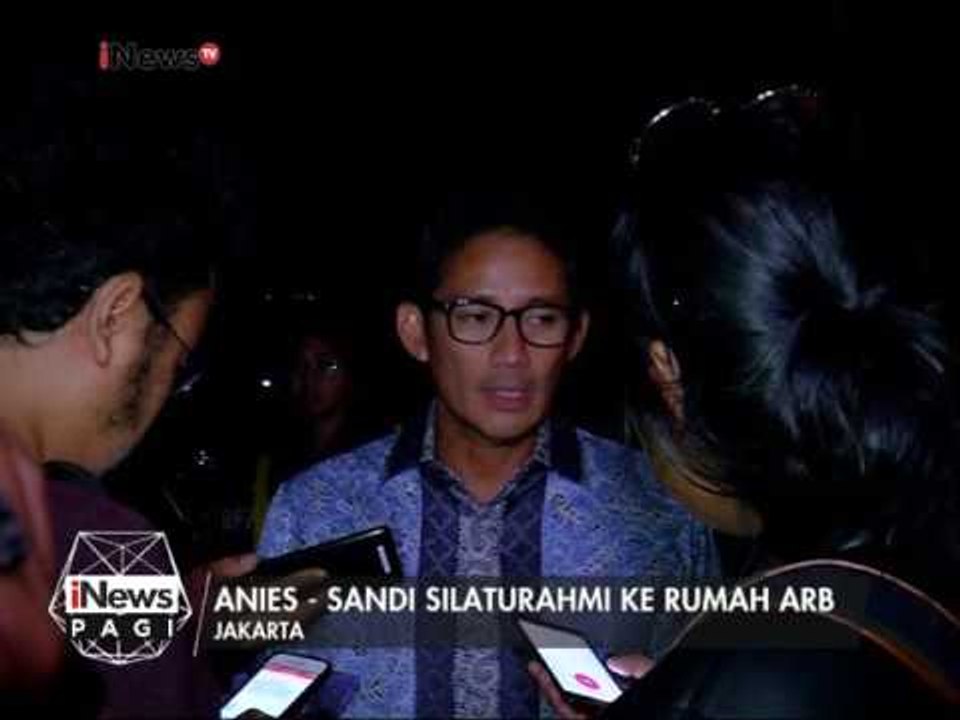 Anies - Sandi Silahturahmi ke kediaman ARB - iNews Pagi 04/02