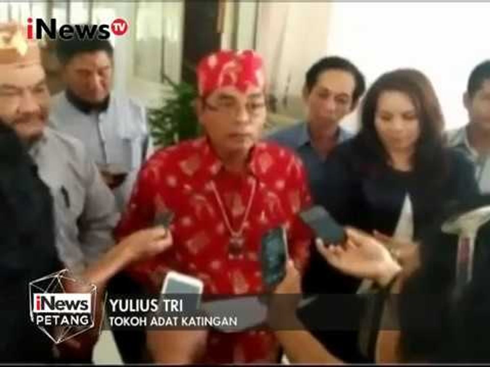 Tokoh Katingan minta Bupati Yantenglie diberikan sangsi adat atas perbuatannya - iNews Petang 16/01