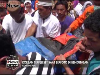Selfie berujung maut, seorang pemuda tewas saat terpeleset ke dalam sungai - iNews Siang 14/01