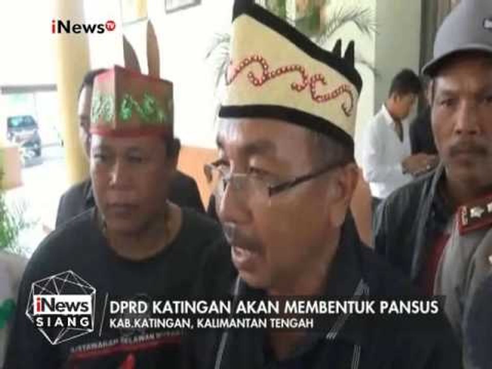 DPRD Katingan akan menggelar rapat Internal Pemakzulan Bupati Katingan - iNews Siang 17/01
