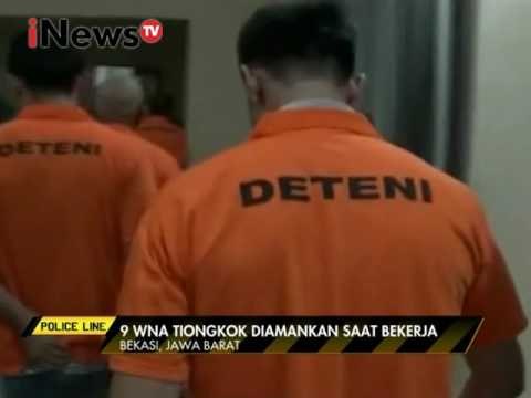 9 WNA Tiongkok diamakan saat bekerja - Police Line 13/01