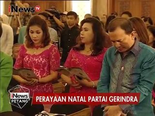 Partai Gerindra gelar perayaan Natal & Tahun Baru bersama di Hotel Sahid - iNews Petang 17/01