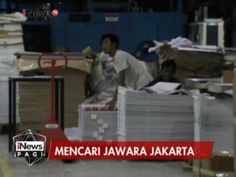 Proses percetakan Surat Suara Pilkada DKI rampung pada hari ini - iNews Pagi 17/01