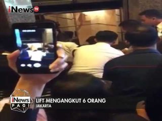 Video Amatir, Evakuasi 6 orang yang terjebak didalam lift di Jakarta - iNews Pagi 21/01