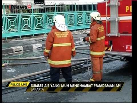 Banyaknya kios tekstil, kebakaran di Pasar Senen belum 100% api padam - Police Line 20/01