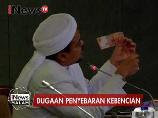 Kasus Logo 'Palu Arit' Pada Uang Rupiah, Imam besar FPI diperiksa kepolisian - iNews Malam 22/01