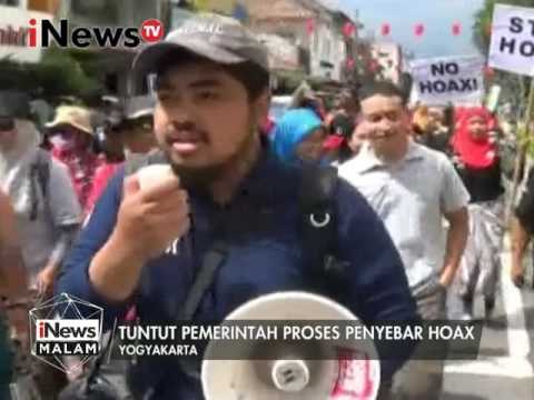 Ratusan pengunjuk rasa kecam penyebar Hoax - iNews Malam 22/01