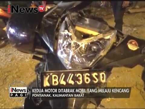 Kecelakaan maut, Dua motor ditabrak mobil yang melaju kencang - iNews Pagi 23/01
