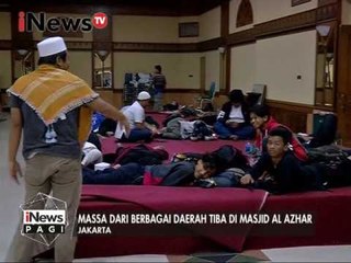 Aksi bela ulama, Massa dari berbagai daerah tiba di masjid Al Azhar - iNews Pagi 23/01