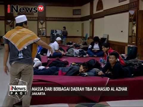Aksi bela ulama, Massa dari berbagai daerah tiba di masjid Al Azhar - iNews Pagi 23/01