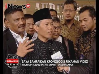 Wilyudin : saya sampaikan kronologis rekaman video - iNews Breaking News 24/01