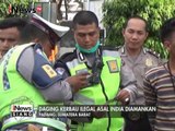 Satlantas Padang Hentikan Truk Kontainer Berisi Daging Kerbau Ilegal Asal India - iNews Siang 24/01