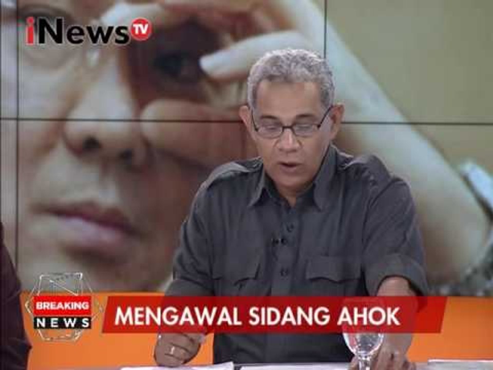 Nicholay A : harus mengendalikan persidangan sesuai undang undang - iNews Breaking News 24/01