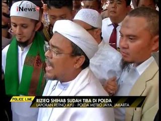 Live Report : Rizieq Shihab sudah datang, Massa datang mengawal - Police Line 23/01
