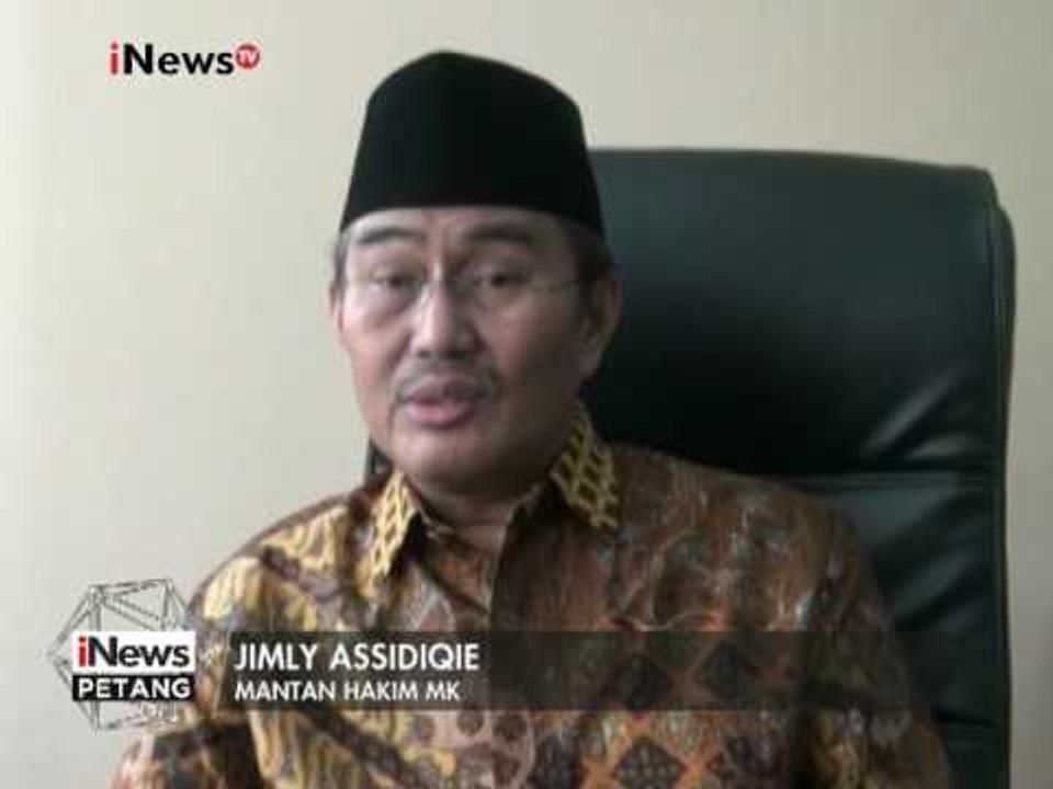 Berikut perkataan Jimly Assidiqie setelah Hakim MK tertangkap tangan - iNews Petang 26/01