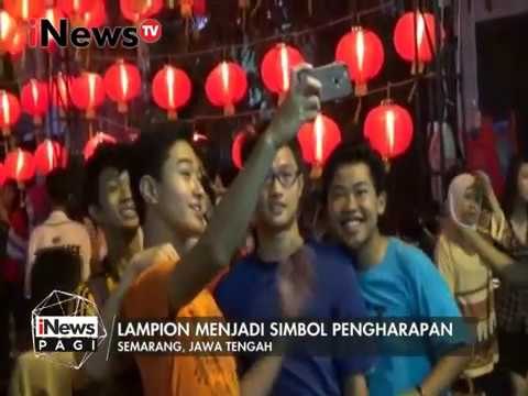 Lorong lampion di pasar Imlek Semawis - iNews Pagi 27/01