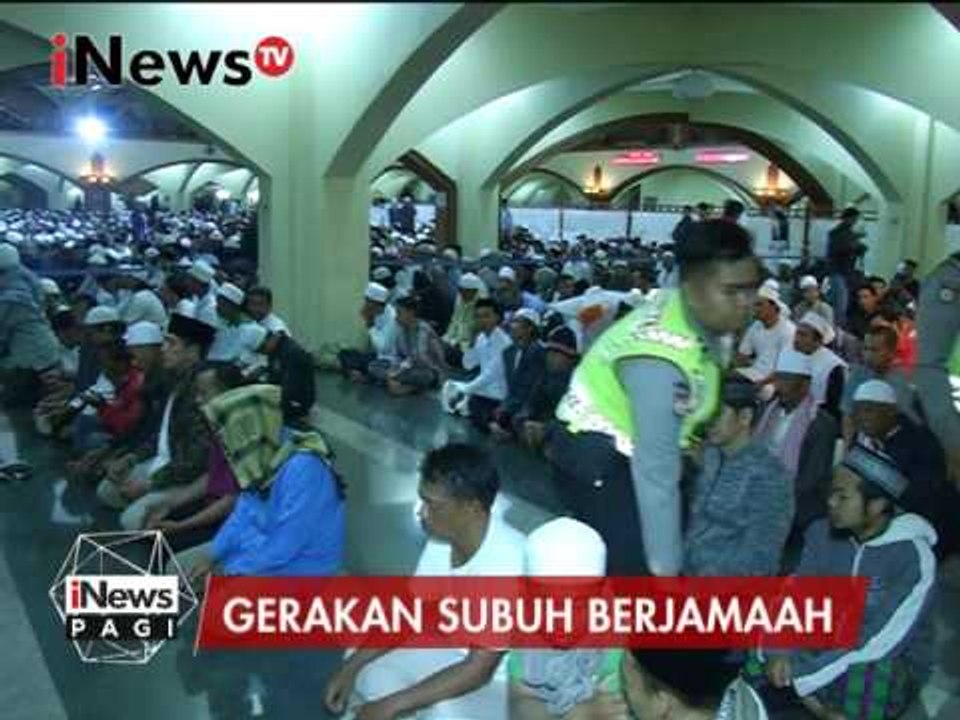 Berikut suasana sholat subuh berjamaah di masjid Pusda'I - iNews Pagi 26/01