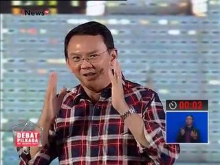 Ahok : Kami adalah orang yang telah melawan keadilan sosial - Debat Pilkada II 27/01