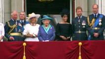 RAF centenary: Thousands watch flypast in London