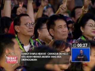 Djarot Hidayat : Kita akan menikmati Jakarta yang bisa dibanggakan - Debat Pilkada II 27/01