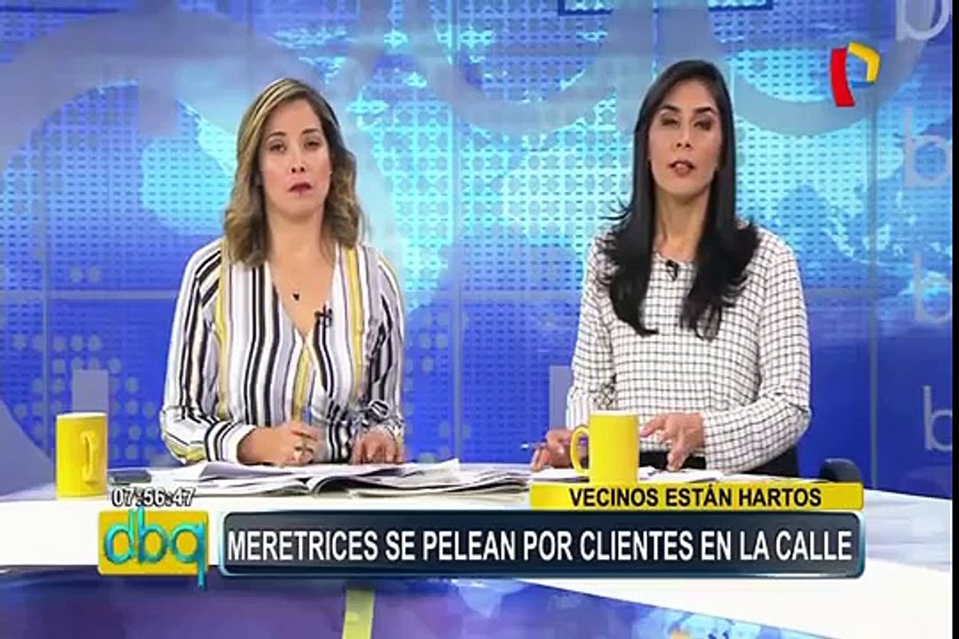 SJM: vecinos denuncian que meretrices se pelan por clientes en la vía pública