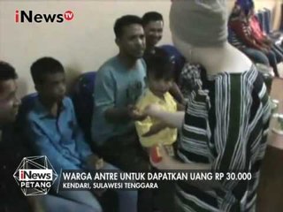 Tải video: Demi Dapatkan Uang 30.000, Warga di Kendari Rela Antre Angpao - iNews Petang 28/01