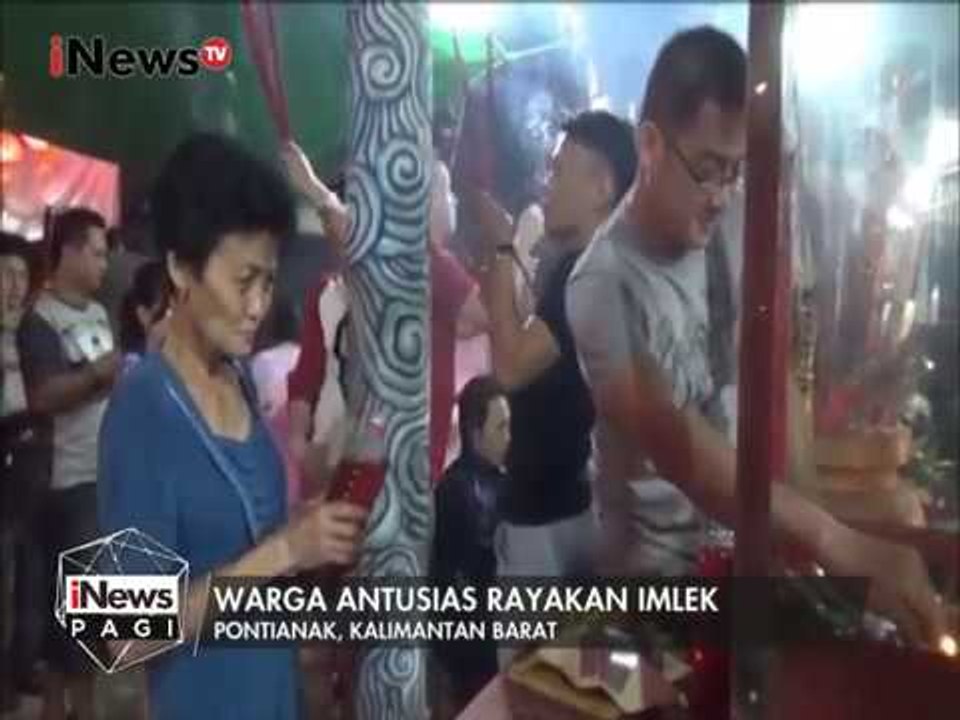 Rayakan Imlek, Warga di Kota Pontianak Padati Sepanjang Jalan Gajah Mada - iNews Pagi 28/01