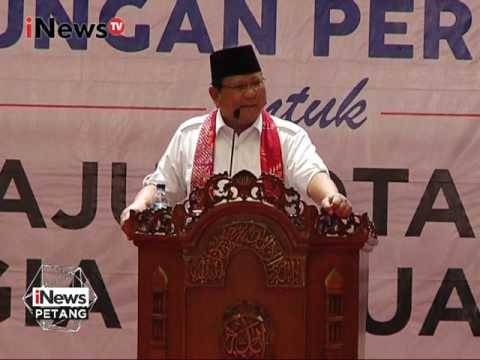 Gelar Kampanye Akbar, Prabowo Dampingi Pasangan Anies - Sandi - iNews Petang 29/01