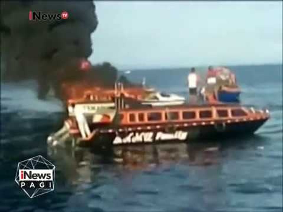 Kapal terbakar di Pelabuhan Ternate, para ABK terjun ke laut - iNews Pagi 30/01