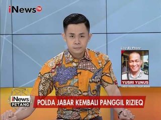 Download Video: Polda Jabar Akan Panggil Rizieq Shihab Kembali - iNews Petang 29/01