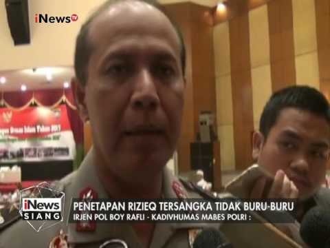 Jadi tersangka, Polisi tidak menahan Rizieq Shihab? Apa alasannya? - iNews Siang 31/01